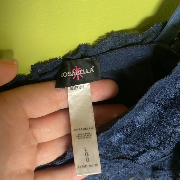 Cosabella never say never curvy bralette navy size L - Picture 7 of 7